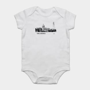 Oklahoma State USA Baby Bodysuit